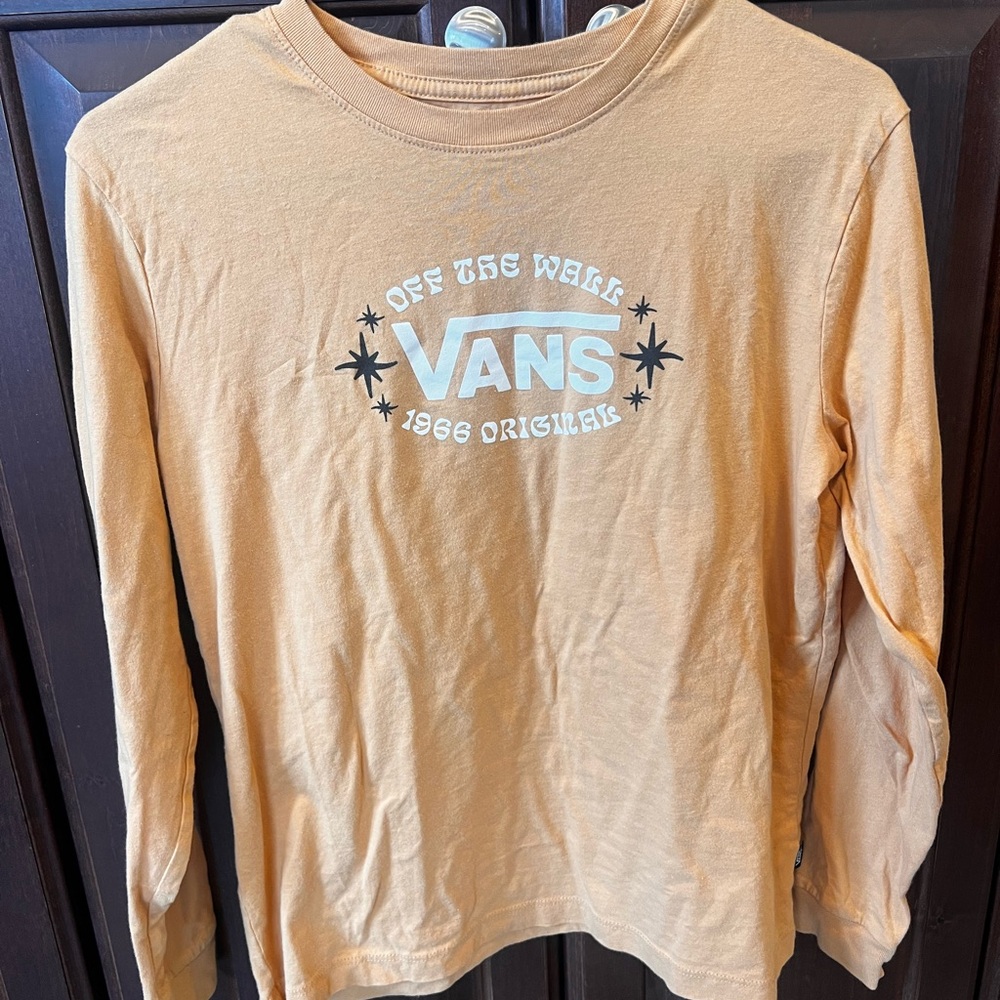 Vans Yellow Long Sleeve Shirt